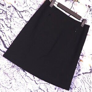 BLACK MINI SKIRT 4 French Connection Zipper Pockets Mall Goth Academia Party Y2K